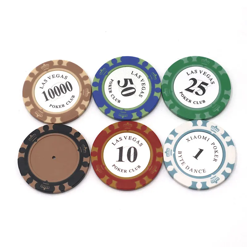 5 шт./упак. разные цвета размеры: 14g казино Корона Монте Карло дизайн глины покер