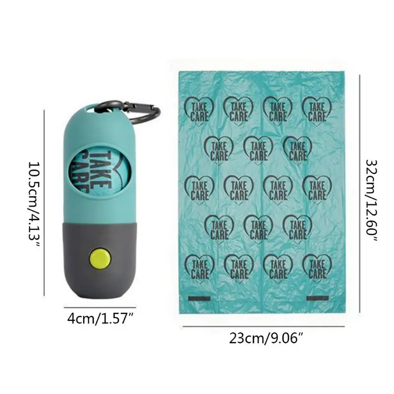 Degradable Dog Poop Bags Dispenser with LED Light Waste Storage Garbage Holder
Degradable Dog Poop Bags Dispenser with LED Light Waste Storage Garbage Holder