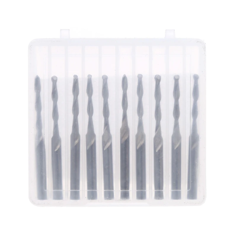 10 Pcs 1/8\" 17mm Double Flute Spiral Carbide Flat Nose End Mill Router Bits Set K1KA
10 Pcs 1/8\" 17mm Double Flute Spiral Carbide Flat Nose End Mill Router Bits Set K1KA