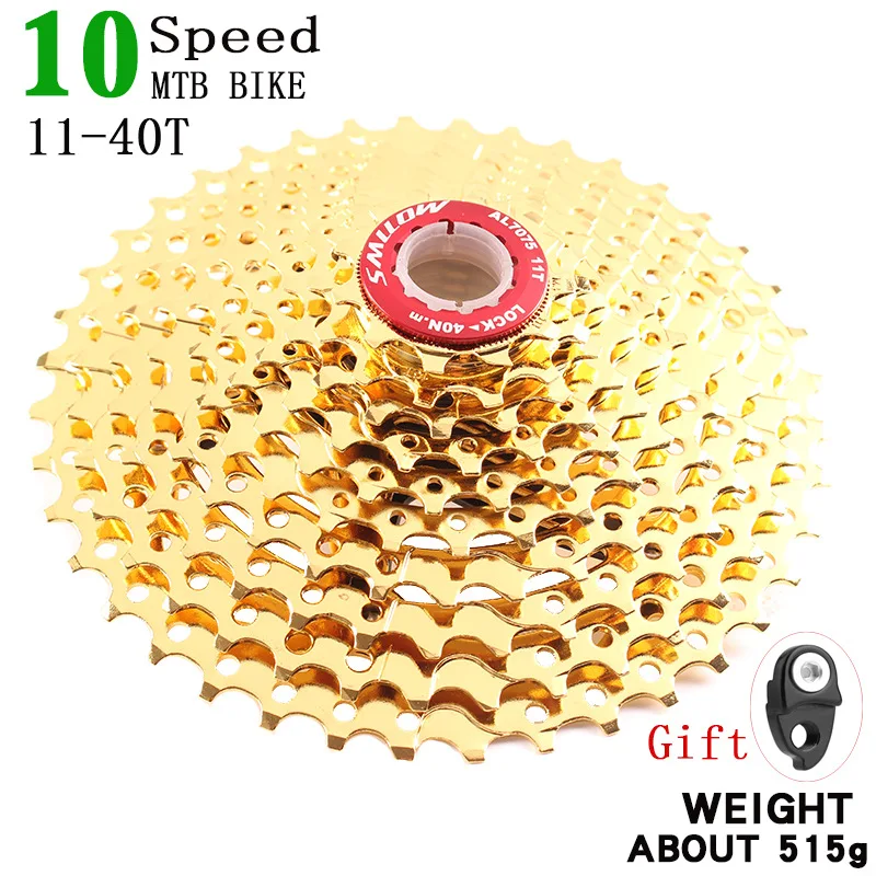 Cassette Flywheel 10-speed 11T-40T Mountain Bike Chrome-molybdenum Steel MTB Bicycle Parts Hot Sale
Cassette Flywheel 10-speed 11T-40T Mountain Bike Chrome-molybdenum Steel MTB Bicycle Parts Hot Sale