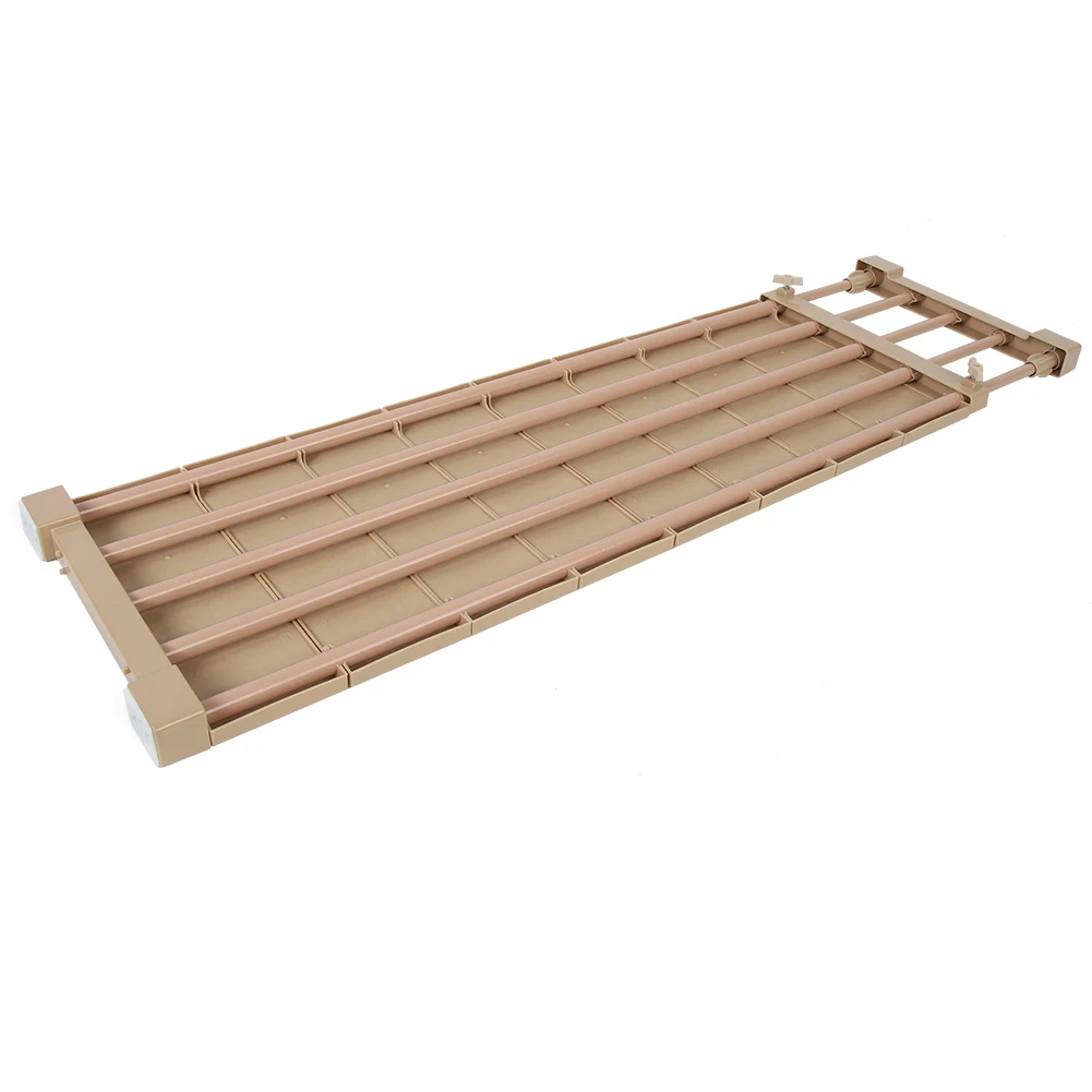 Adjustable Storage Rack Separator Compartment Collecting Partition Shelf for Wardrobe Brown XLAdjustable Storage Rack
Adjustable Storage Rack Separator Compartment Collecting Partition Shelf for Wardrobe Brown XLAdjustable Storage Rack