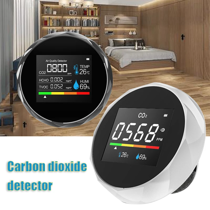 Carbon Dioxide Detector Indoor Environment Detection Temperature And Humidity Tester DC156
Carbon Dioxide Detector Indoor Environment Detection Temperature And Humidity Tester DC156