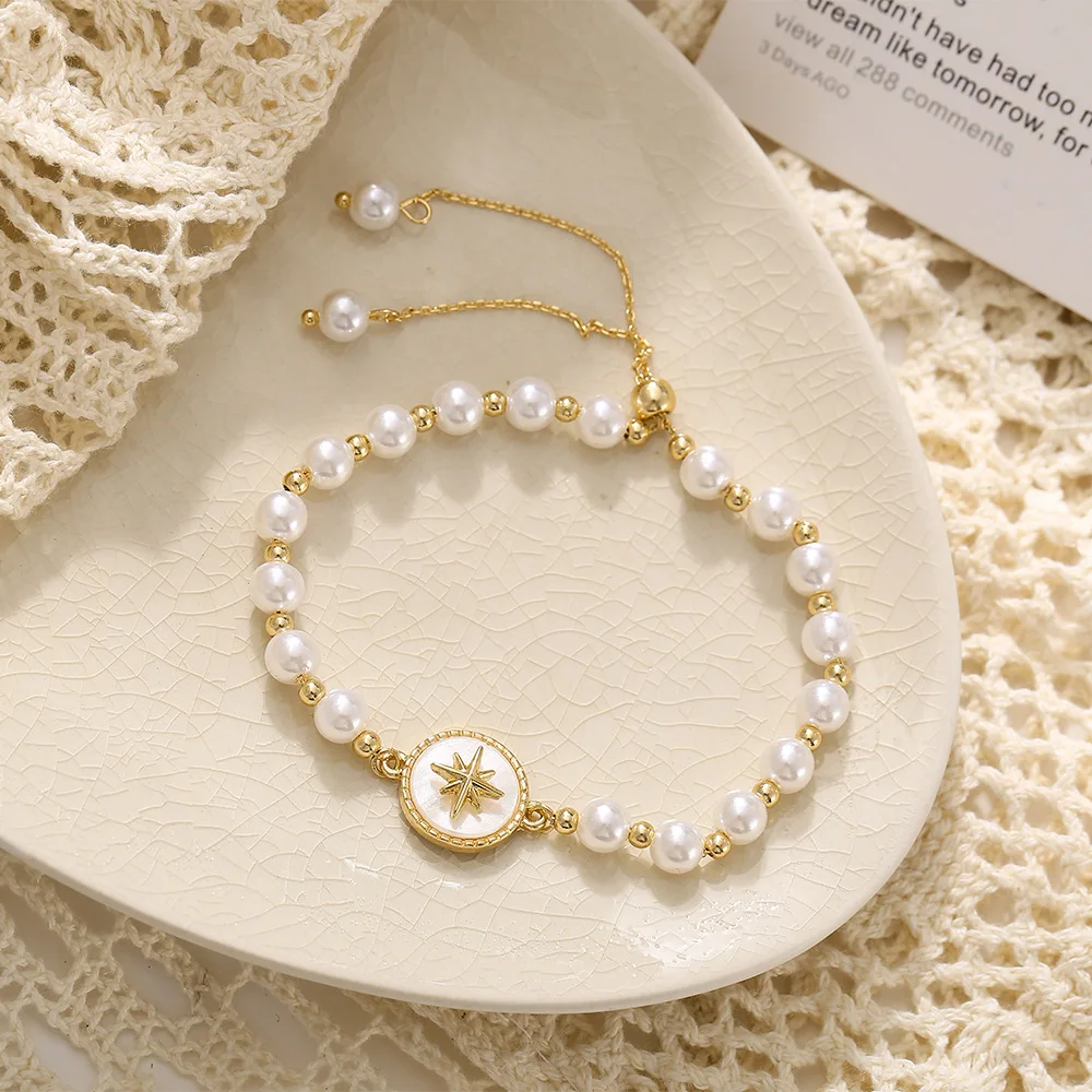 Vintage Charm Pearl Bracelets for Women Gold Chain Beaded Hand Bangle Valentines Day Wedding Party Anniversary Fine Jewelry Gift
Vintage Charm Pearl Bracelets for Women Gold Chain Beaded Hand Bangle Valentines Day Wedding Party Anniversary Fine Jewelry Gift