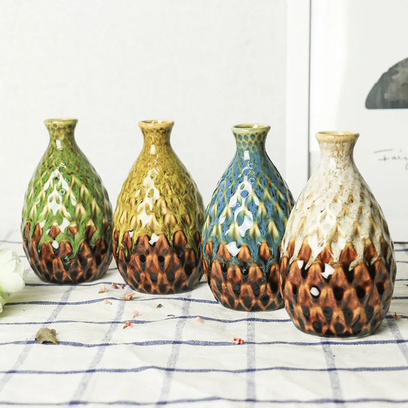 Multicolor Mini Ceramic Vases Hydroponic Plant Flowerpot Flower Arrangement Tabletop Plants Bonsai Home Living Room Decoration
Multicolor Mini Ceramic Vases Hydroponic Plant Flowerpot Flower Arrangement Tabletop Plants Bonsai Home Living Room Decoration