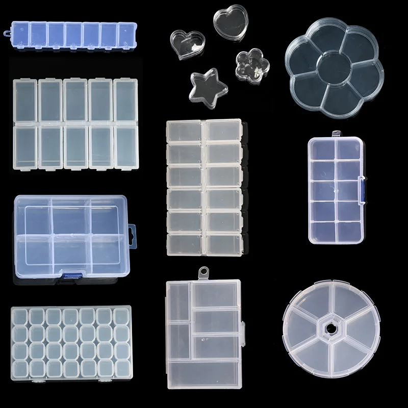 Transparent Plastic Storage Container Jewelry Box organizer Adjustable Rings Beads Earring Container Box For Jewelry Box Case
Transparent Plastic Storage Container Jewelry Box organizer Adjustable Rings Beads Earring Container Box For Jewelry Box Case