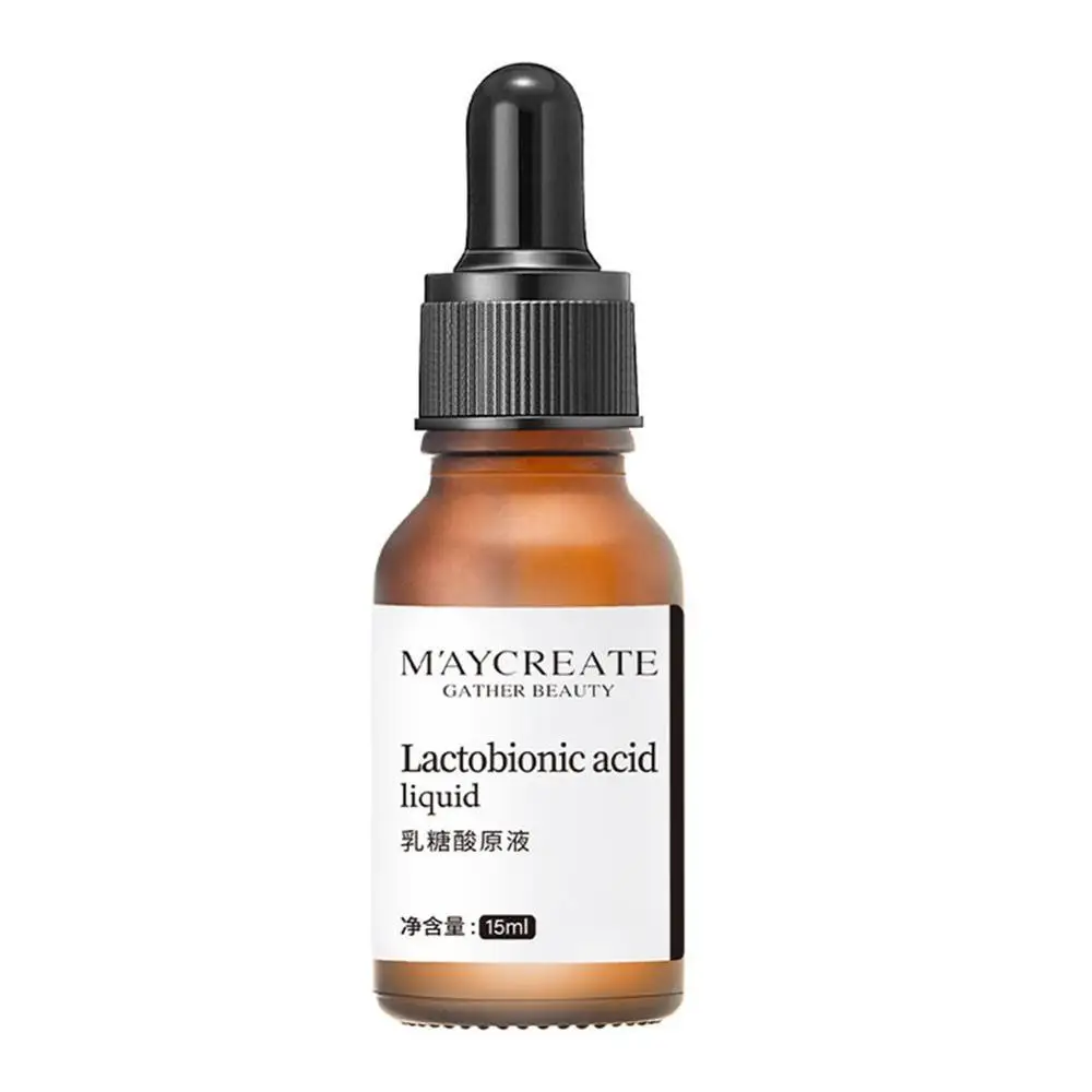15ml Lactobionic acid solution shrinks pores and relieves closed face essence fruit acid skin renewal essence
15ml Lactobionic acid solution shrinks pores and relieves closed face essence fruit acid skin renewal essence