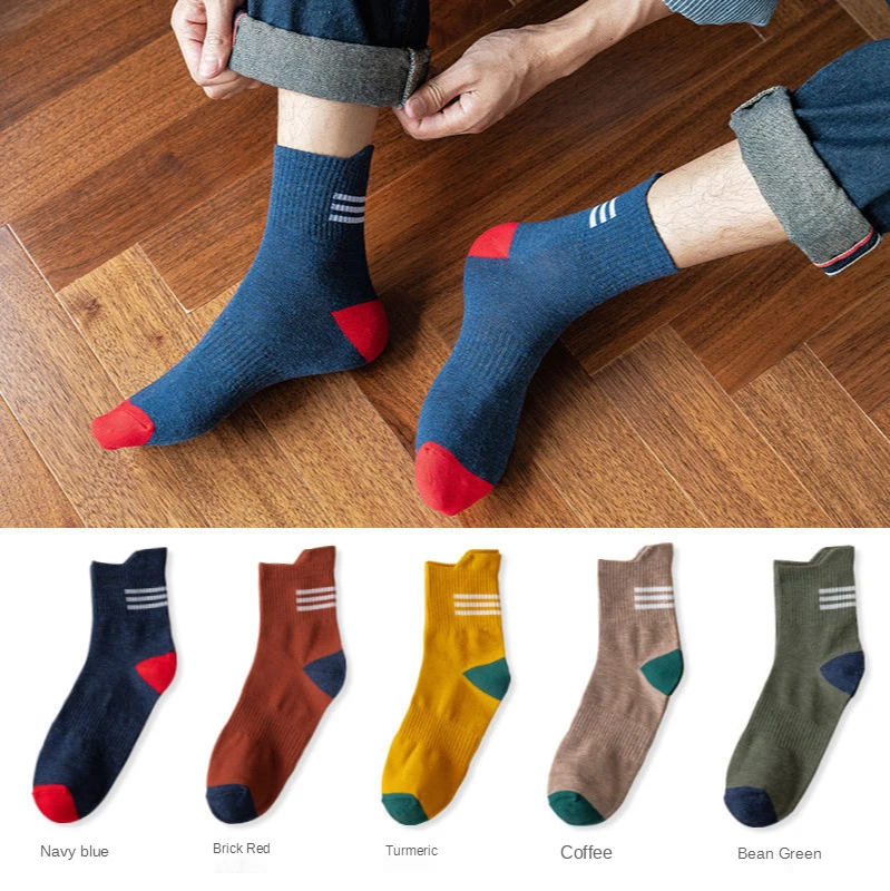 5pair/SET men's stockings guard heel lifting breathable exercise sweat-absorbing socks Mosaic color sports socks Running socks
5pair/SET men's stockings guard heel lifting breathable exercise sweat-absorbing socks Mosaic color sports socks Running socks