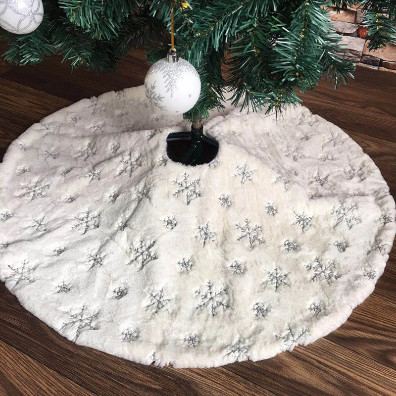 Plush Christmas Tree Skirt, Snow White Artificial Fur Christmas Tree Bottom Cushion, Suitable For Christmas/Party Decoration
Plush Christmas Tree Skirt, Snow White Artificial Fur Christmas Tree Bottom Cushion, Suitable For Christmas/Party Decoration