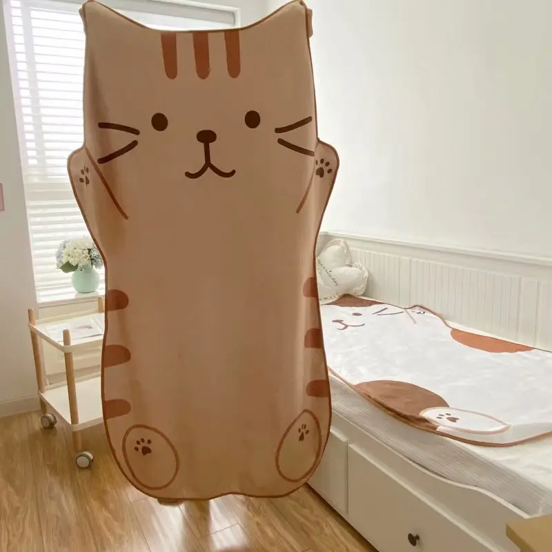 155cm Japanese Style Blanket Cartoon Cats Flannel Blanket Cute Warm Nap Blanket for Girl Xmas Gifts Machine-Wash Single Size 
155cm Japanese Style Blanket Cartoon Cats Flannel Blanket Cute Warm Nap Blanket for Girl Xmas Gifts Machine-Wash Single Size