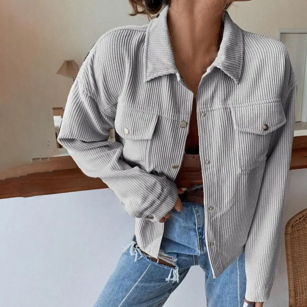 Women's Coat Solid Color Single-breasted All Match Lapel Jacket for Autumn Winter Button Casual Loose Vintage Coats Streetwear
Women's Coat Solid Color Single-breasted All Match Lapel Jacket for Autumn Winter Button Casual Loose Vintage Coats Streetwear