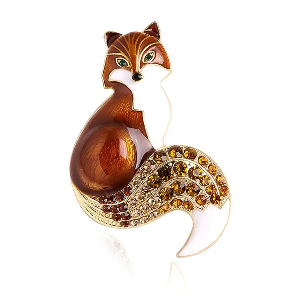 Rhinestone Enamel Fox Brooches For Women Animal Party Causal Brooch Pins Gifts Animal Party Clothes Decoration Brooch
Rhinestone Enamel Fox Brooches For Women Animal Party Causal Brooch Pins Gifts Animal Party Clothes Decoration Brooch
