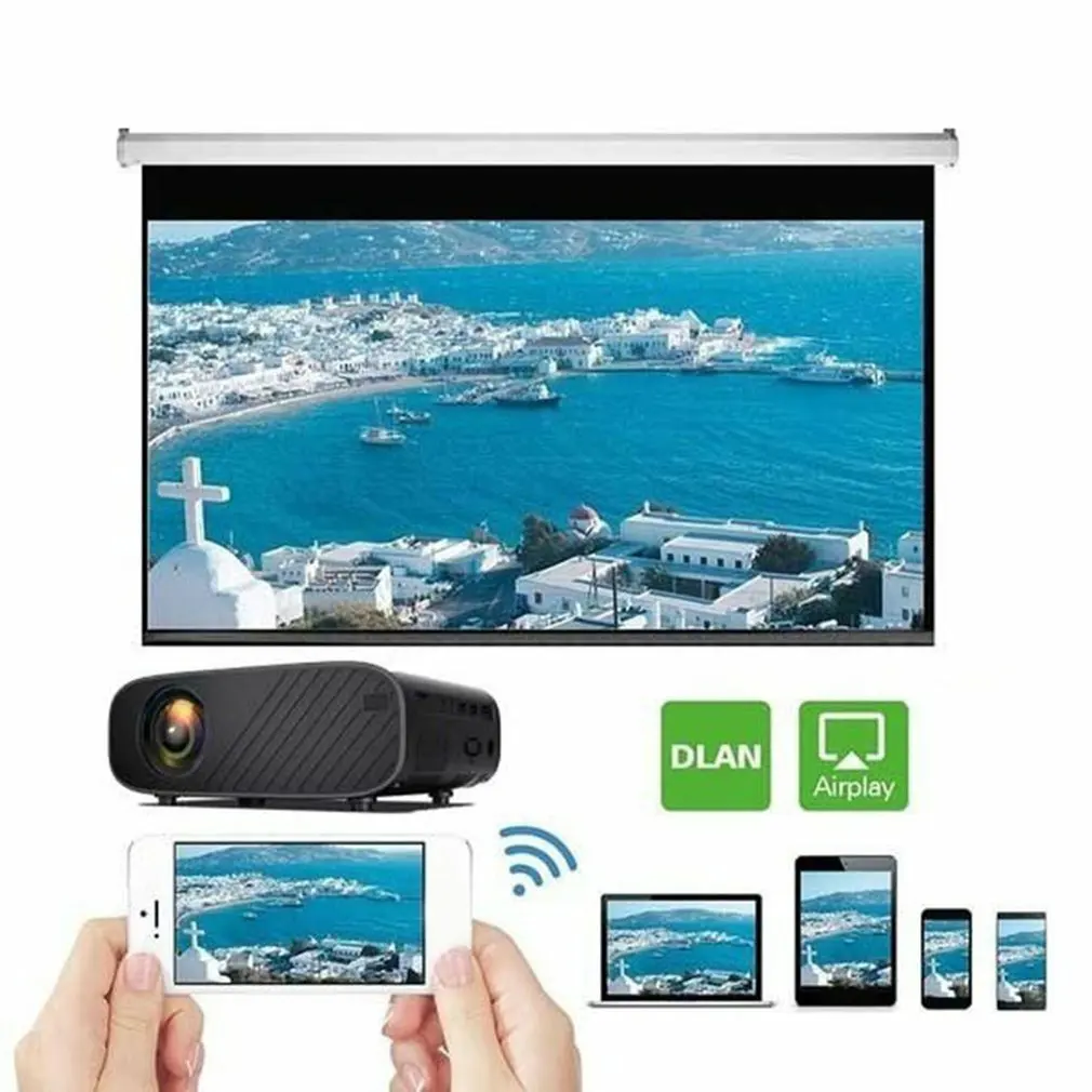 Portable MINI Projector 4K Smart Android For Home Theater Beamer Full HD 1080P Vide Proyector For Office Teaching 
Portable MINI Projector 4K Smart Android For Home Theater Beamer Full HD 1080P Vide Proyector For Office Teaching