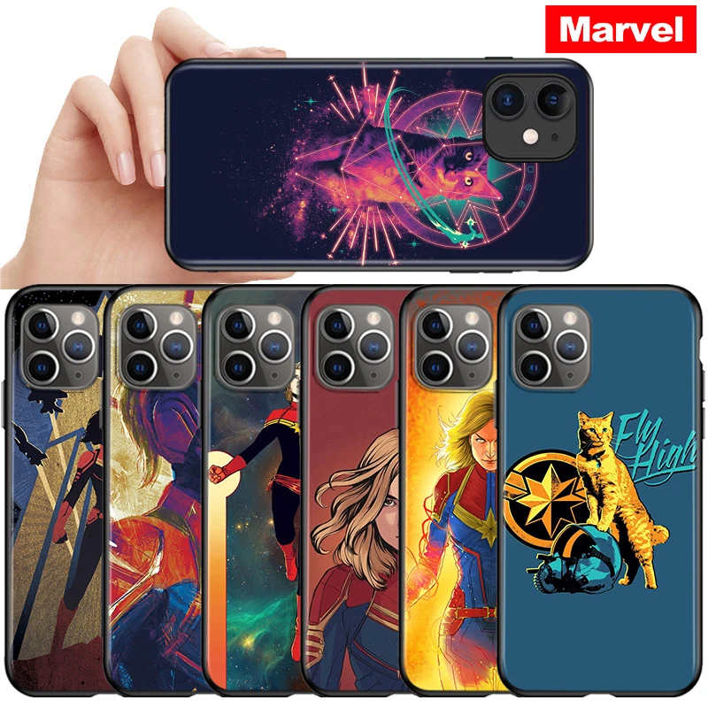 For Apple iPhone 12 11 Pro Max mini Case Captain Marvel For iPhone Max XR X 8 7 6 Plus 5S SE Black Phone Case
For Apple iPhone 12 11 Pro Max mini Case Captain Marvel For iPhone Max XR X 8 7 6 Plus 5S SE Black Phone Case