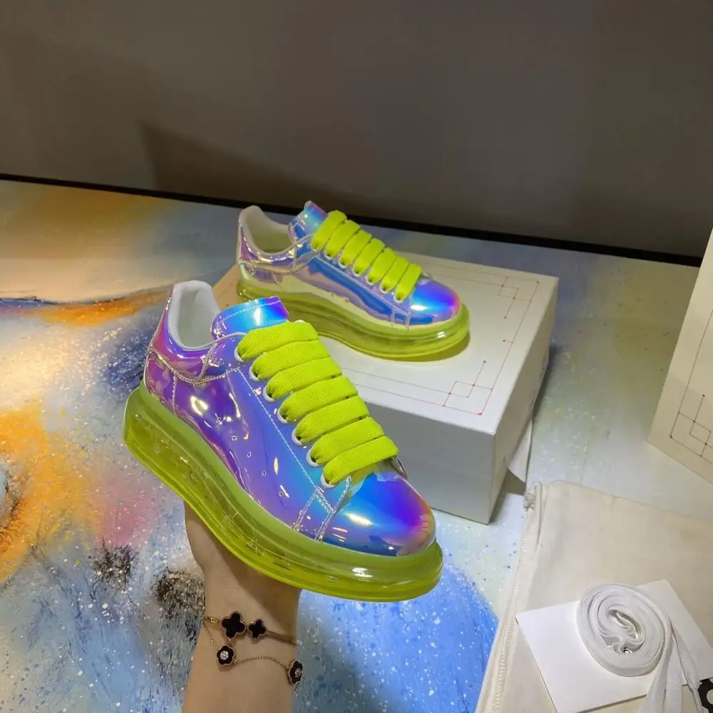 Air Cushion Women Casual Shoes Candy Color MIrror Leather Women Sneakers Low Heels Lace Up Women Loafers Runway Party Dress Shoe
Air Cushion Women Casual Shoes Candy Color MIrror Leather Women Sneakers Low Heels Lace Up Women Loafers Runway Party Dress Shoe