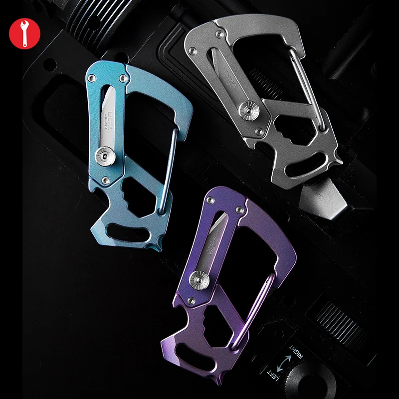 DitoTitanium alloy push-pull Unpack EDC Tool knife Bottle Opener Screwdriver Wrench EDC multi-function hanging buckle Keychain
DitoTitanium alloy push-pull Unpack EDC Tool knife Bottle Opener Screwdriver Wrench EDC multi-function hanging buckle Keychain