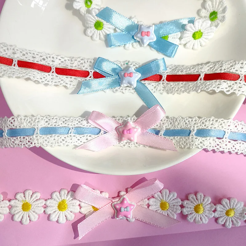 Japanese Sweet Lolita Girl Lace Pendant Flower Choker Harajuku Cute Lolita Chain Bowknot Necklace Cosplay Women Neck Accessories
Japanese Sweet Lolita Girl Lace Pendant Flower Choker Harajuku Cute Lolita Chain Bowknot Necklace Cosplay Women Neck Accessories