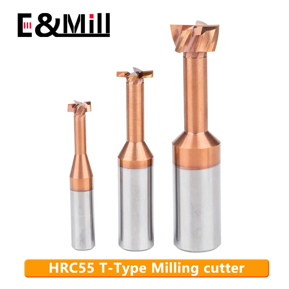 1pcs high-quality HRC55 T-solt milling cutter whole tungsten steel alloy aluminum steel cnc cutter T-shaped cutter T-slot mill
1pcs high-quality HRC55 T-solt milling cutter whole tungsten steel alloy aluminum steel cnc cutter T-shaped cutter T-slot mill