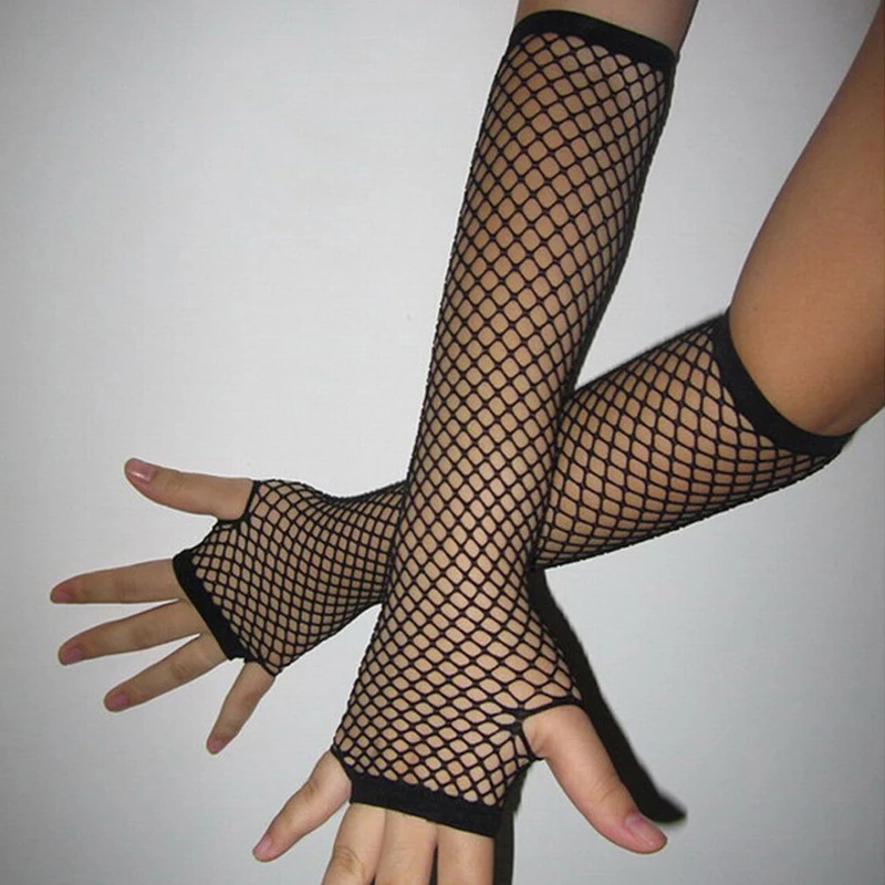 1 Pairs New Crochet Lace Punk Gothic Disco Costume Long Fishnet Dance Mesh Fingerless Gloves Three Pure Colors
1 Pairs New Crochet Lace Punk Gothic Disco Costume Long Fishnet Dance Mesh Fingerless Gloves Three Pure Colors