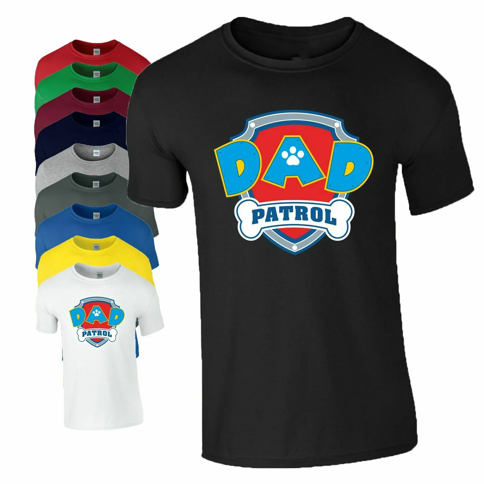Dad Patrol T-Shirt Family Birthday Gift Fathers Day Daddy Mens Top
Dad Patrol T-Shirt Family Birthday Gift Fathers Day Daddy Mens Top