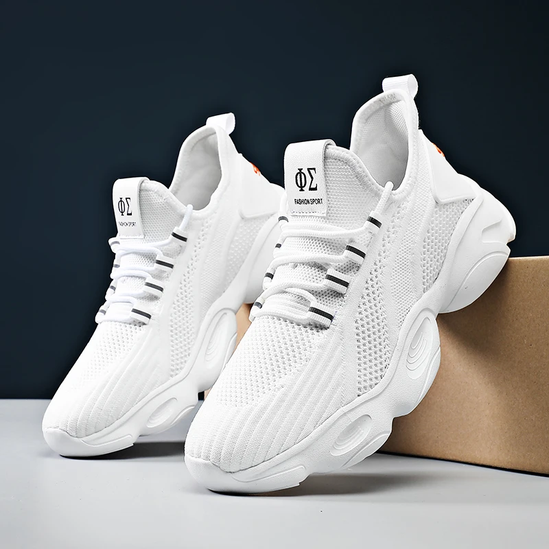 Summer Men's Sports Shoes Mesh Breathable Outdoor Men's Sneakers Lace-Up Running Shoes For Men Wear Resistant Basketball Shoes
Summer Men's Sports Shoes Mesh Breathable Outdoor Men's Sneakers Lace-Up Running Shoes For Men Wear Resistant Basketball Shoes