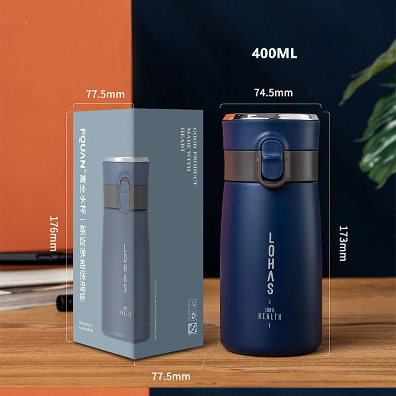 Fashion 400ml Stainless Steel Thermos Mug With Straw Portable Vacuum Flasks Creative Thermal Bottle Tumbler Thermocup
Fashion 400ml Stainless Steel Thermos Mug With Straw Portable Vacuum Flasks Creative Thermal Bottle Tumbler Thermocup