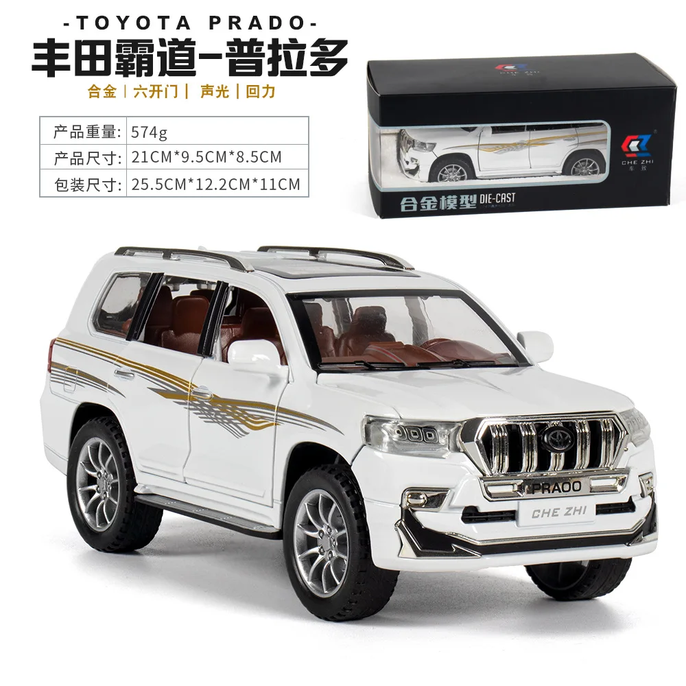 Bisney Toy Car High-Simulation 1:24 Prado Alloy With Sound and Light Pull Back Model Hildren's Toy Favorites Gifts Bar Bookshelf
Bisney Toy Car High-Simulation 1:24 Prado Alloy With Sound and Light Pull Back Model Hildren's Toy Favorites Gifts Bar Bookshelf