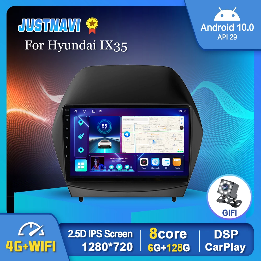 6G 128G Car Radio Newest Android 10.0 Multimedia For Hyundai IX35 2009 2010-2015 Carplay Auto DSP GPS Navigation Stereo OBD
6G 128G Car Radio Newest Android 10.0 Multimedia For Hyundai IX35 2009 2010-2015 Carplay Auto DSP GPS Navigation Stereo OBD
