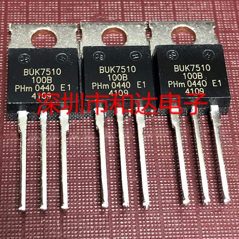 5pcs BUK7510-100B TO-220 100V 75A
5pcs BUK7510-100B TO-220 100V 75A