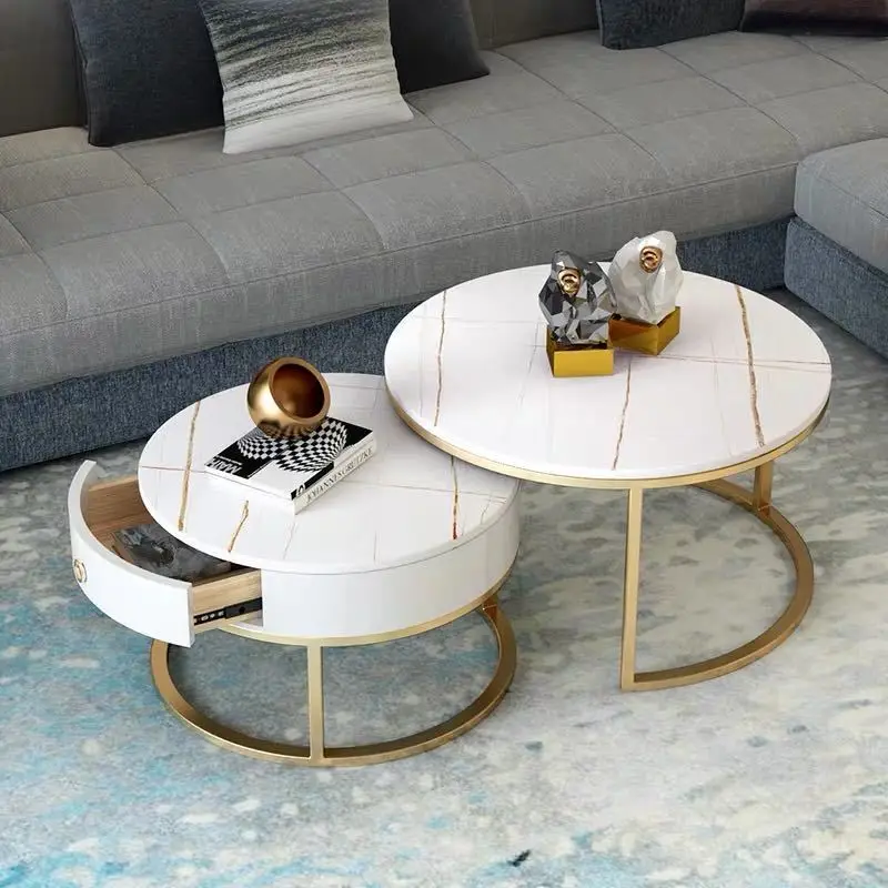 Simple Modern Net Red Nordic Rock Slab Round Coffee Table Combination Marble Small Coffee Table Table Living Room Home Table 
Simple Modern Net Red Nordic Rock Slab Round Coffee Table Combination Marble Small Coffee Table Table Living Room Home Table