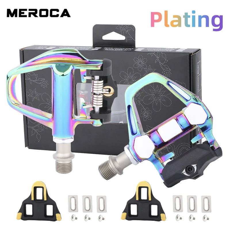 MEROCA Road Bike Pedals SPD Pedal With Splint Cleats Ultra-light Aluminum Alloy Bicycle Pedals
MEROCA Road Bike Pedals SPD Pedal With Splint Cleats Ultra-light Aluminum Alloy Bicycle Pedals