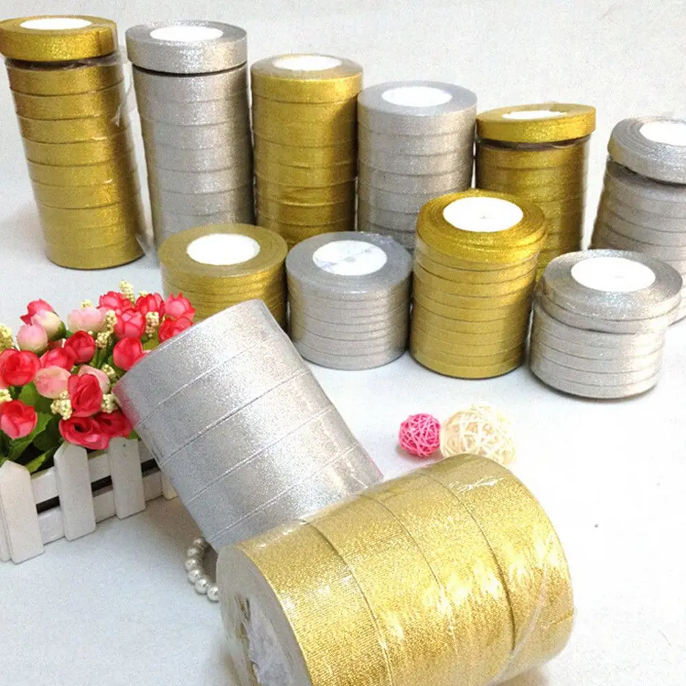 2PCS/Set 6mm Silver/Gold Silk Satin Ribbon Party Home Wedding Decoration Gift Wrapping Scrapbooking Craft Stationery DIY Tape
2PCS/Set 6mm Silver/Gold Silk Satin Ribbon Party Home Wedding Decoration Gift Wrapping Scrapbooking Craft Stationery DIY Tape