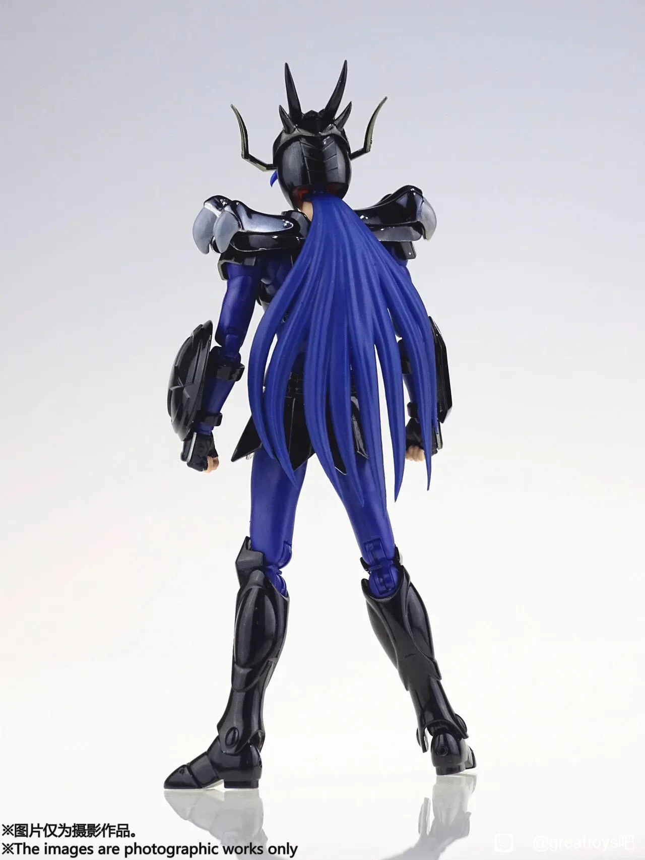 Фанаты моделей в наличии GreatToys GT Бронзовый Saint Seiya V1 черный Экс Дракон Shiryu шлем