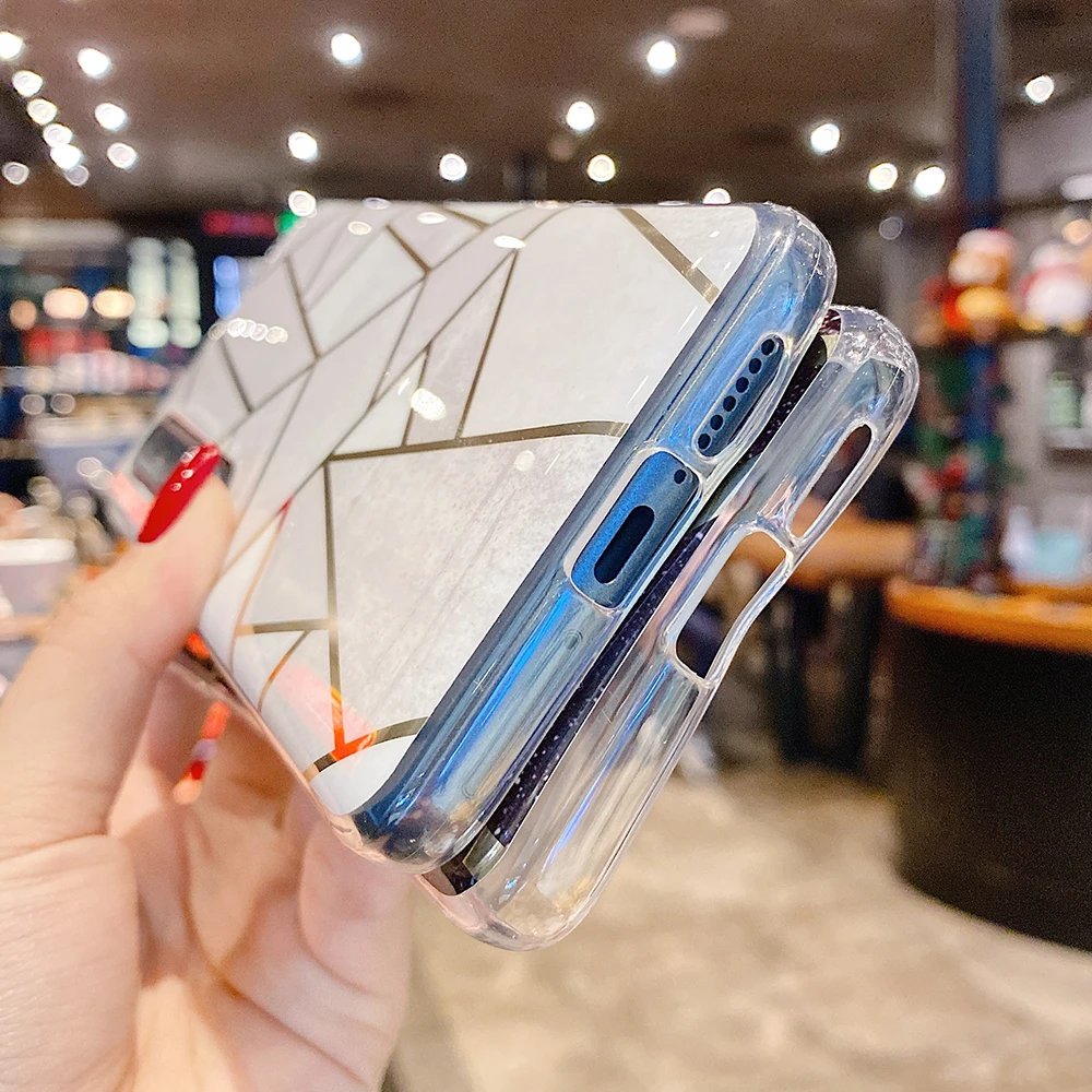 LOVECOM Electroplated Splice Marble Texture Phone Case For Xiaomi POCO X3 NFC 10 Redmi Note 8 7 Pro Soft Shockproof Back Cover
LOVECOM Electroplated Splice Marble Texture Phone Case For Xiaomi POCO X3 NFC 10 Redmi Note 8 7 Pro Soft Shockproof Back Cover