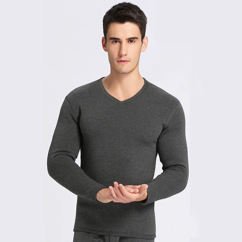 Autumn And Winter Super With Thickening Young Middle-aged Collar Pure Thick Men's Thermal Underwear Set
Autumn And Winter Super With Thickening Young Middle-aged Collar Pure Thick Men's Thermal Underwear Set