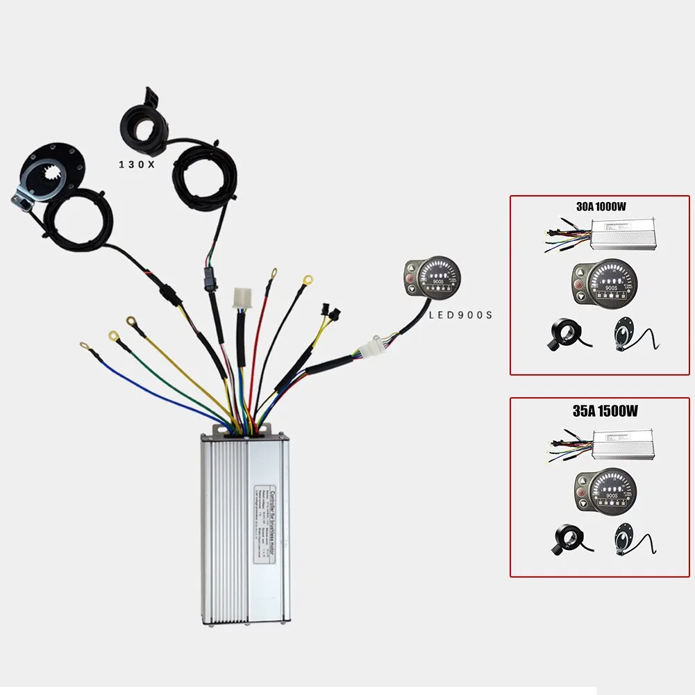1 Set 36V/48V KT Ebike Controller 1000W/1500W +LED900S Display+Sensor+Thumb Throttle For KT Series DIY Modification Part
1 Set 36V/48V KT Ebike Controller 1000W/1500W +LED900S Display+Sensor+Thumb Throttle For KT Series DIY Modification Part