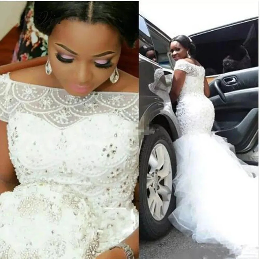 New Arrival Lace White Mermaid Wedding Dresses Princess 2021 Beaded Bride Bridal Wedding Gowns Robe De Mariee
New Arrival Lace White Mermaid Wedding Dresses Princess 2021 Beaded Bride Bridal Wedding Gowns Robe De Mariee