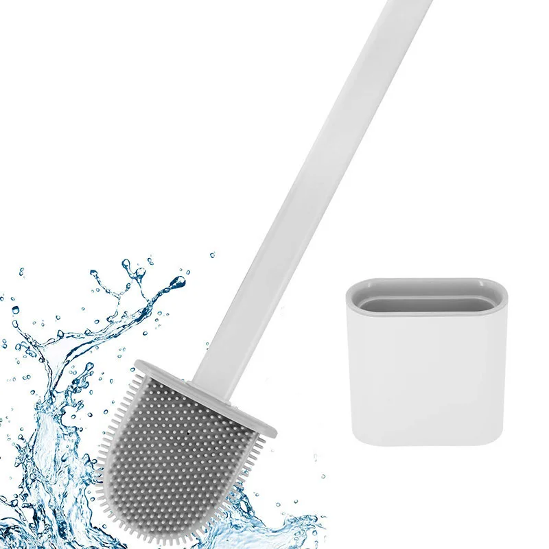 Silicone Bristles Toilet Brush and for Bathroom Storage and Organization Compact Wall Hang Cleaning Kit Accessories
Silicone Bristles Toilet Brush and for Bathroom Storage and Organization Compact Wall Hang Cleaning Kit Accessories