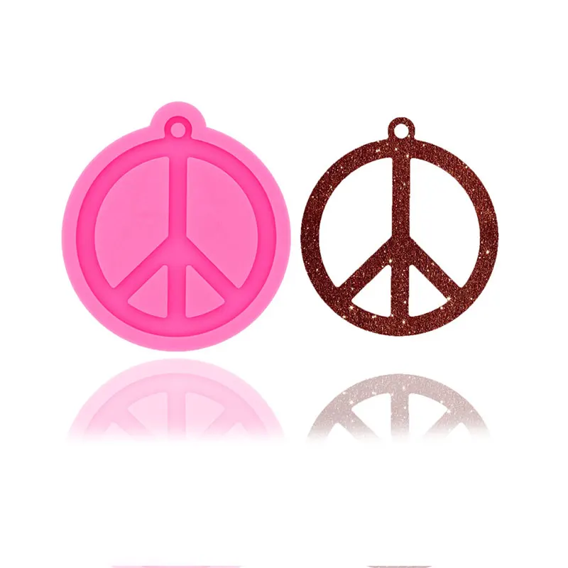 Food Grade Silicone Mold Peace Sign Keychain Epoxy Mould Candy Chocolate Cake Decorating Mold Pendant Jewelry Making Tools
Food Grade Silicone Mold Peace Sign Keychain Epoxy Mould Candy Chocolate Cake Decorating Mold Pendant Jewelry Making Tools