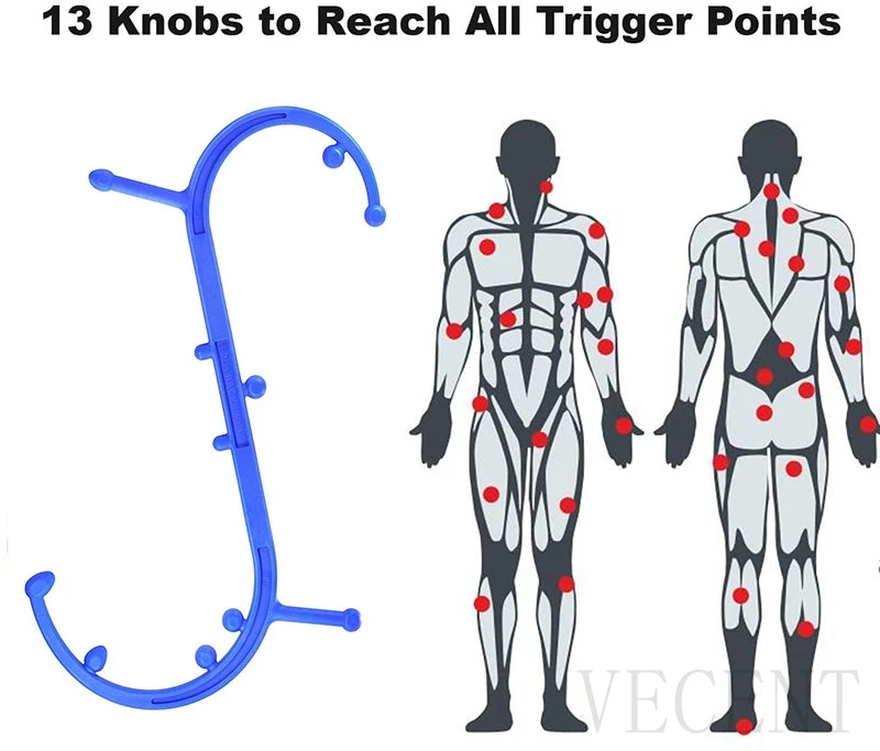 XLarge ТРИГГЕРНАЯ точка самомассажная палочка крючок Theracane снятие мышечных мышц