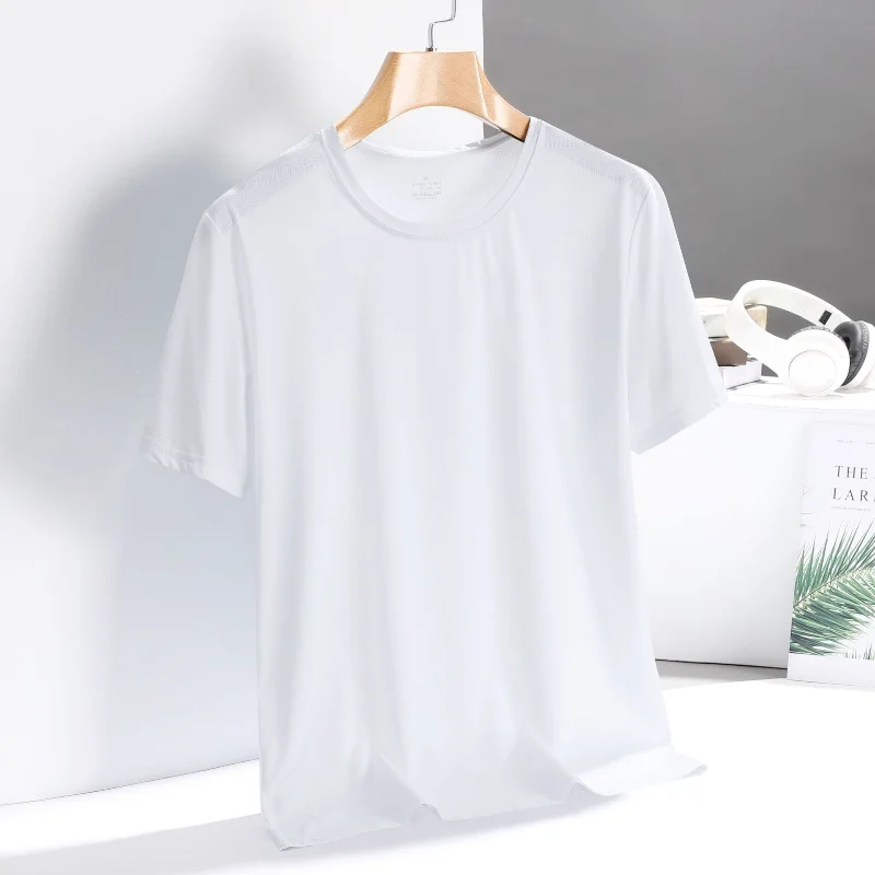 Korean T-shirt summer plus size round neck short sleeve pullover T-shirt ice silk thin best seller mens t shirts men clothing
Korean T-shirt summer plus size round neck short sleeve pullover T-shirt ice silk thin best seller mens t shirts men clothing