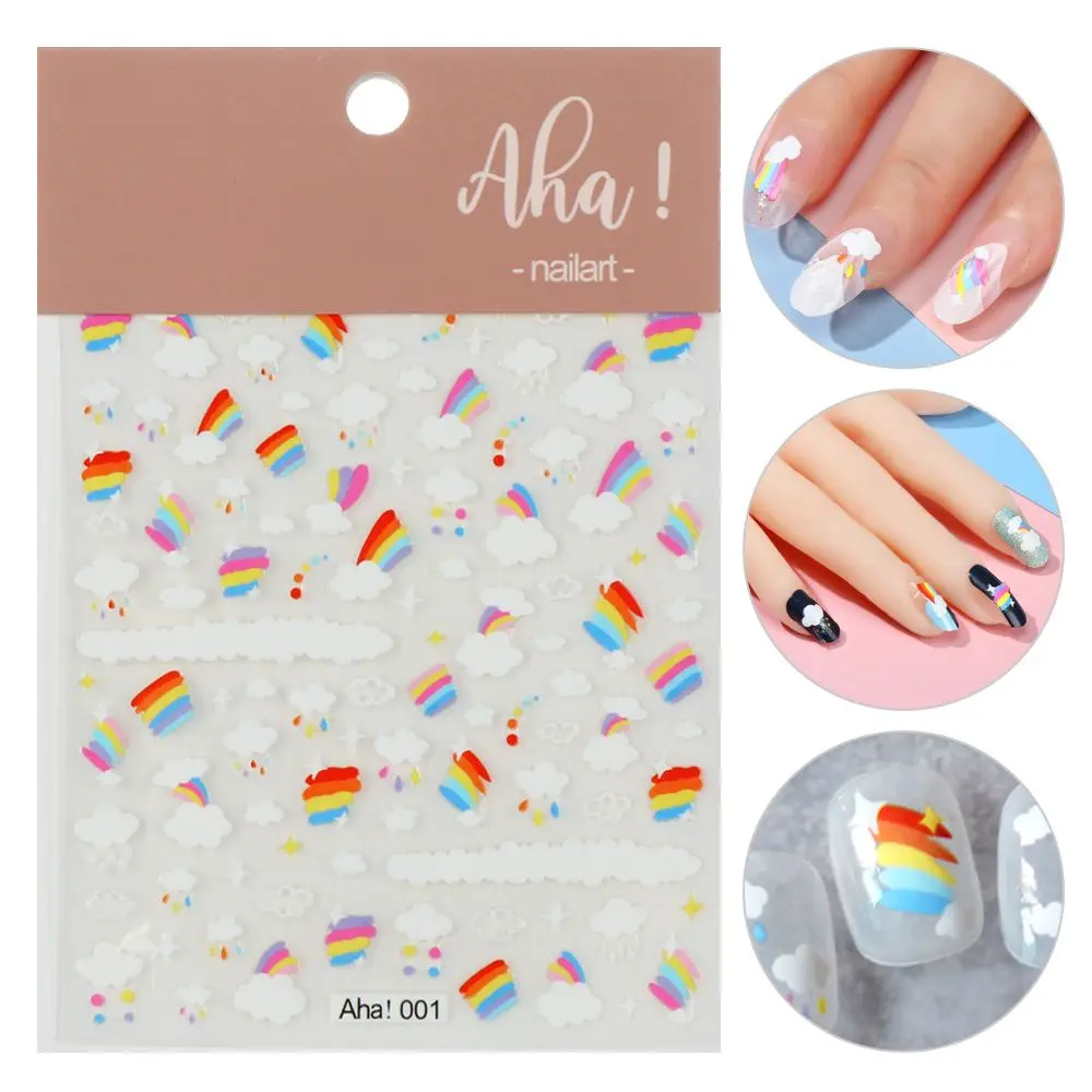 1Pc Foils Manicure Sticker Rainbow Nail Art DIY Craft Self-Adhesive Decals 3D Sticker
1Pc Foils Manicure Sticker Rainbow Nail Art DIY Craft Self-Adhesive Decals 3D Sticker