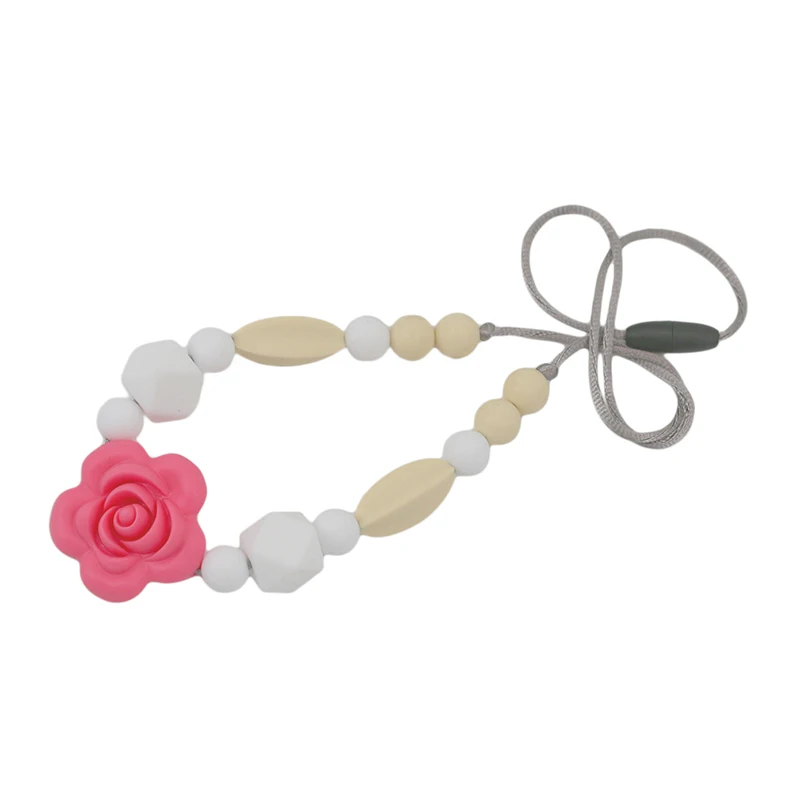 1 Pcs DIY Wooden Silicone Baby Pacifier Clips Smoother Dummy Flower Pacifier Chain for Baby Baby Shower Gift BPA Free 
1 Pcs DIY Wooden Silicone Baby Pacifier Clips Smoother Dummy Flower Pacifier Chain for Baby Baby Shower Gift BPA Free