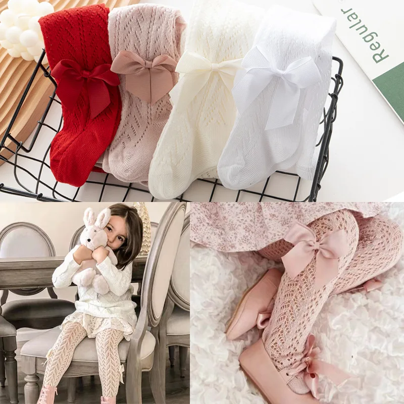 Cute Bowknot Baby Girls Tights Thin Summer Hollow Out Breathable Infant Pantyhoes Cotton Newborn Toddler Baby Stockings 0-2 Yrs
Cute Bowknot Baby Girls Tights Thin Summer Hollow Out Breathable Infant Pantyhoes Cotton Newborn Toddler Baby Stockings 0-2 Yrs