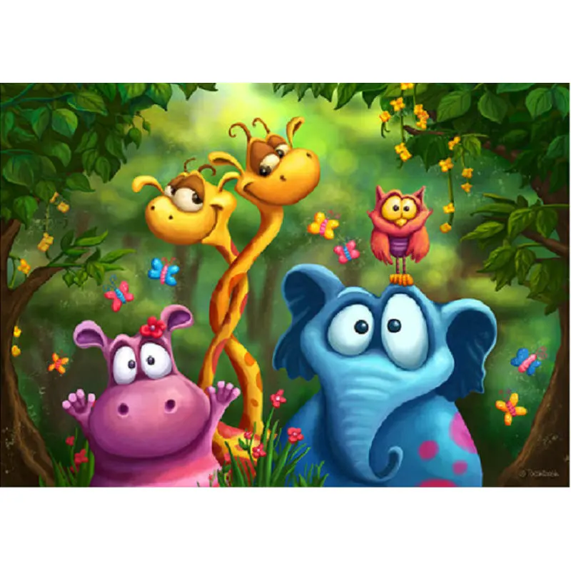 5D Diamond Embroidery Painting Cartoon Full Square Diamond Mosaic animal Needlework Home Decoration
5D Diamond Embroidery Painting Cartoon Full Square Diamond Mosaic animal Needlework Home Decoration