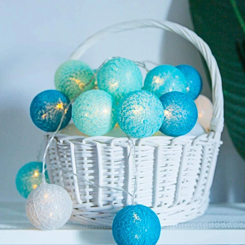 LED Cotton Ball Garland String Lights Night Light Christmas Children's Bedroom Outdoor Wedding Halloween Party Decoration
LED Cotton Ball Garland String Lights Night Light Christmas Children's Bedroom Outdoor Wedding Halloween Party Decoration