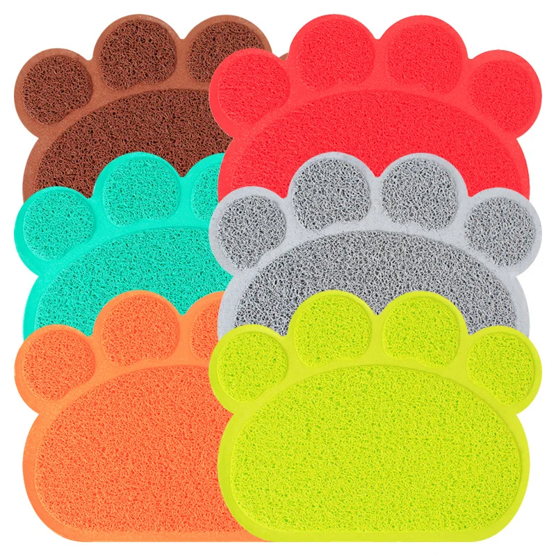 PVC Pet Dinner Mat Dog Cat Animals Paw Shape Food Pad Double Waterproof Cat Litter Mats Pet Puppy Feeding Dish Bowl Cleaning Pad
PVC Pet Dinner Mat Dog Cat Animals Paw Shape Food Pad Double Waterproof Cat Litter Mats Pet Puppy Feeding Dish Bowl Cleaning Pad