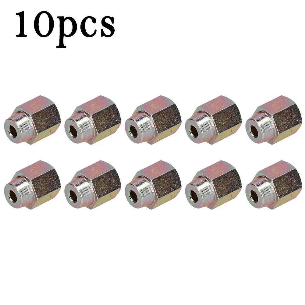 10 Steel Female Brake Pipe Union Fittings 12mm X 1mm SAE For 3/16" Brake Tubes Line Pipe Fittings Metric
10 Steel Female Brake Pipe Union Fittings 12mm X 1mm SAE For 3/16" Brake Tubes Line Pipe Fittings Metric