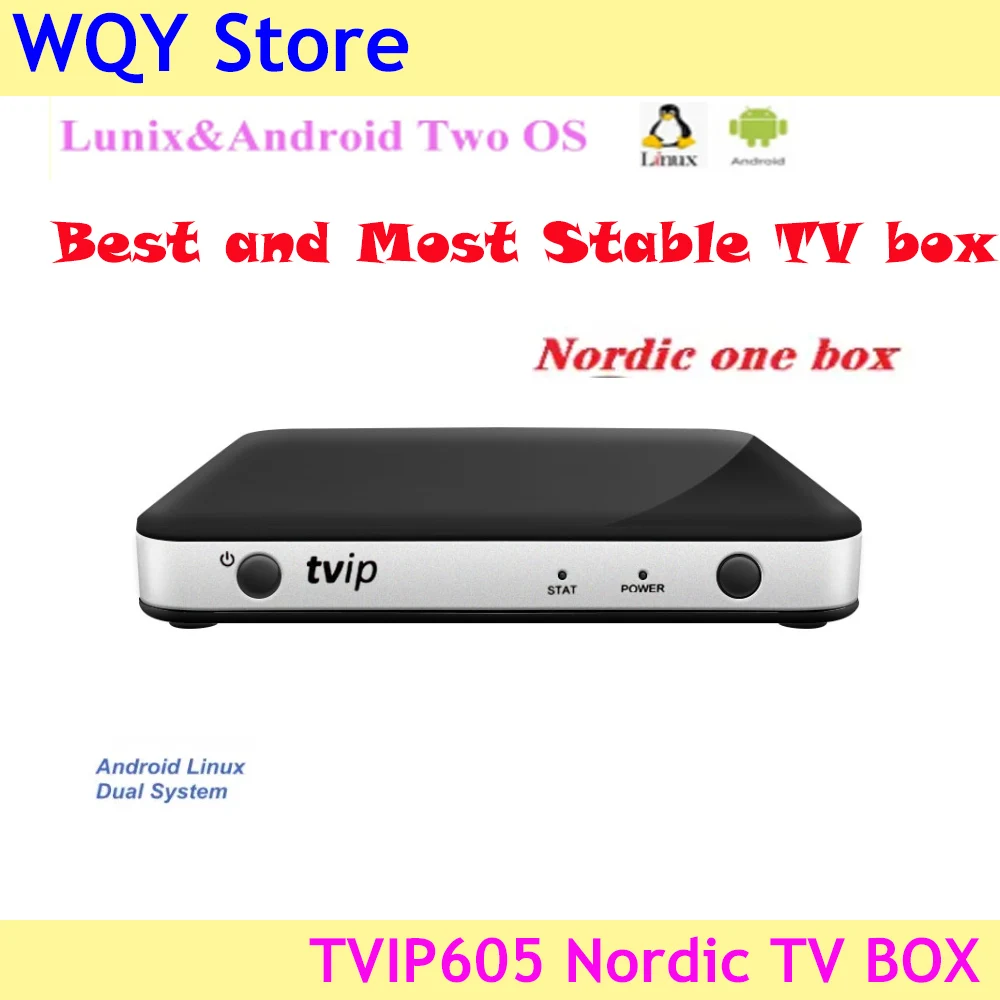 Best Tvip 605 Nordic one Scandinavia tv box Dual OS Android&Linux OS Amlogic S905X WiFi 4K 1080 smart tv box
Best Tvip 605 Nordic one Scandinavia tv box Dual OS Android&Linux OS Amlogic S905X WiFi 4K 1080 smart tv box