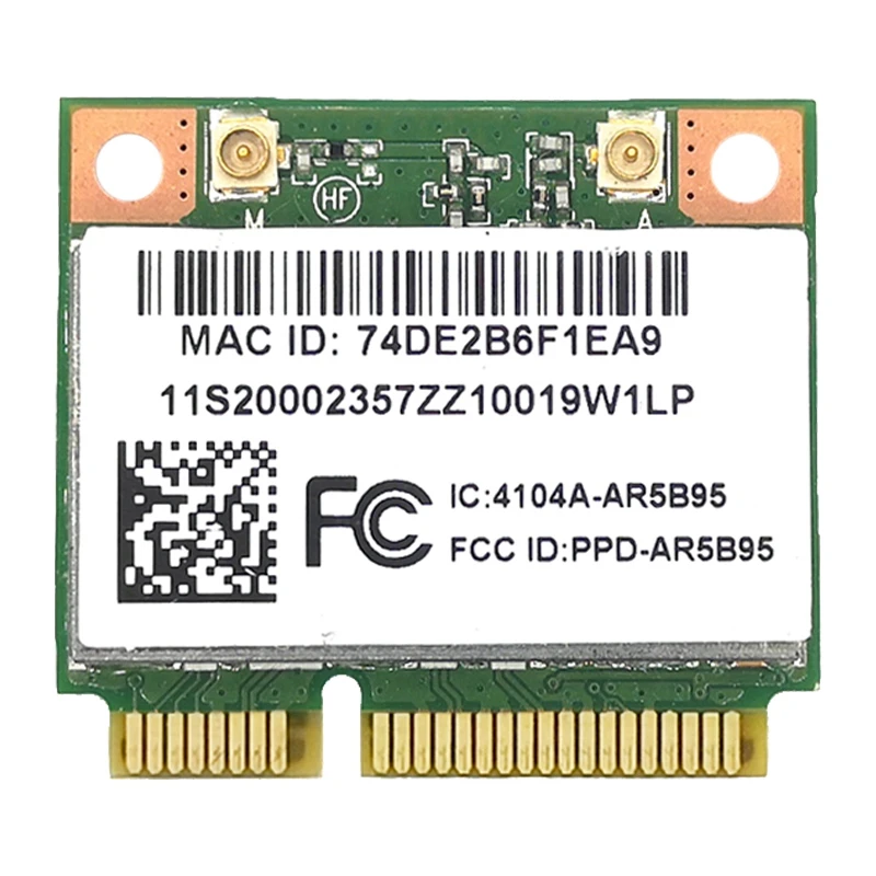 Встроенная беспроводная сетевая карта AR5B195 подходит для Lenovo Z370, Y460, G470, Z470, Z560
Встроенная беспроводная сетевая карта AR5B195 подходит для Lenovo Z370, Y460, G470, Z470, Z560