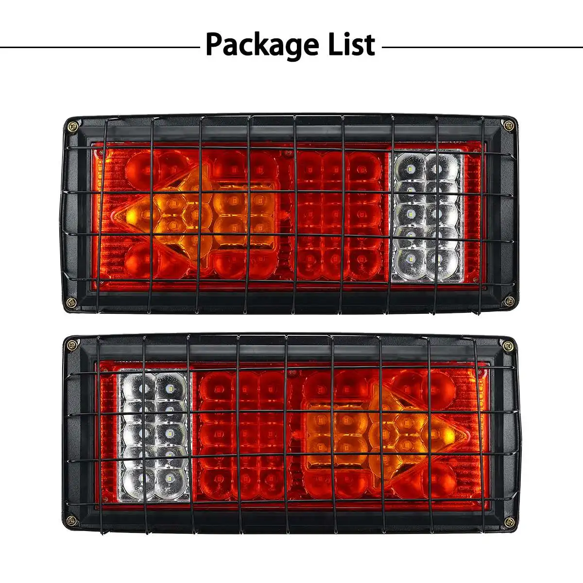2Pcs Boat Car 43LEDs Trailer Led Marker Lights Rear Stop Tail Lights Lamps Kit Waterproof Universal For Boat Truck Trailer 24V 
2Pcs Boat Car 43LEDs Trailer Led Marker Lights Rear Stop Tail Lights Lamps Kit Waterproof Universal For Boat Truck Trailer 24V